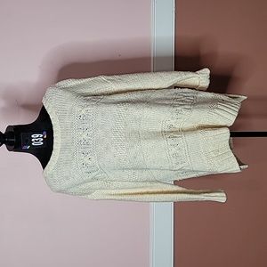 Ladies cable knit sweater